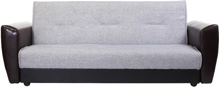 Диван книжка Амстердам 120 рогожка серая