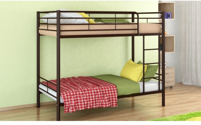 Двухъярусная кровать Севилья-3, коричневая