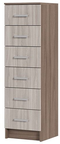 ГАРМОНИЯ КМ 602 комод 6 ящиков (0,4х1,34х0,408) шимо темный/шимо светлый