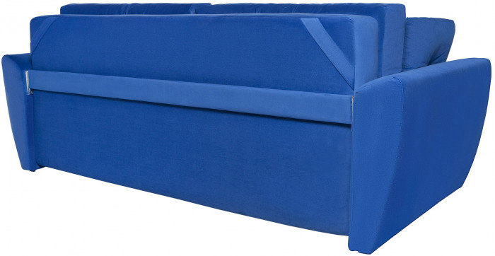 Диван-кровать Амстердам Люкс, 160х195, еврокнижка, независимый пружинный блок, велюр, синий