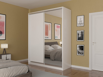 Шкаф-купе Лаурус 2 Белый 200х58х220 см