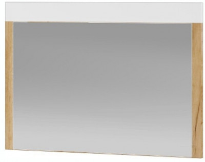 Адель зеркало дуб крафт золотой/белый