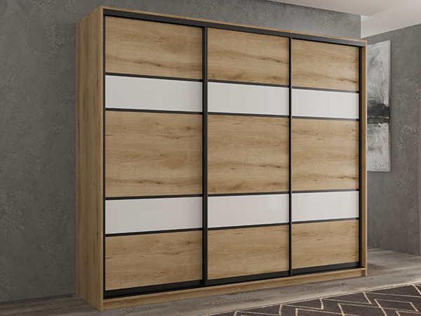 Шкаф-купе Кааппи 8 Эвок Прибрежный 240х60х230 см