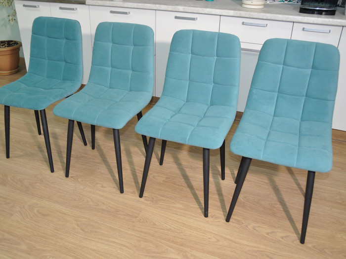 Обеденная группа Колорадо / Стул Х 4 шт. / Веллингтон/черный / бид 15