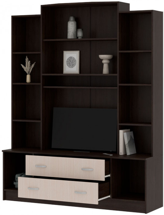 ТВ 301 Макарена ЛДСП центр.секция 1600х2004х440 венге/белфорт