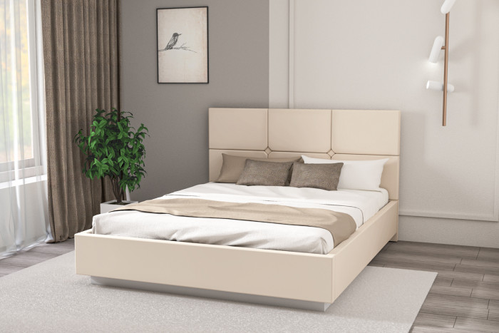 Кровать 1,6 арт.004 "Соната" - Alysia 003 (ПМ)