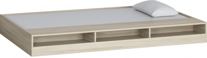 Двухъярусная кровать Гранада 1КВ (Ясень шимо светлый, Белый)