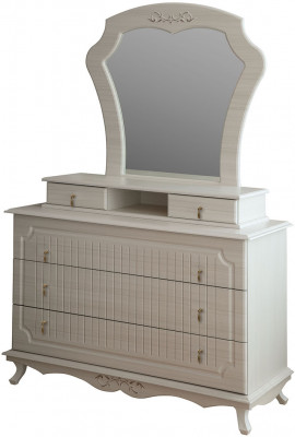 Комод 06.115 Кантри патина вудлайн кремовый/сандал белый