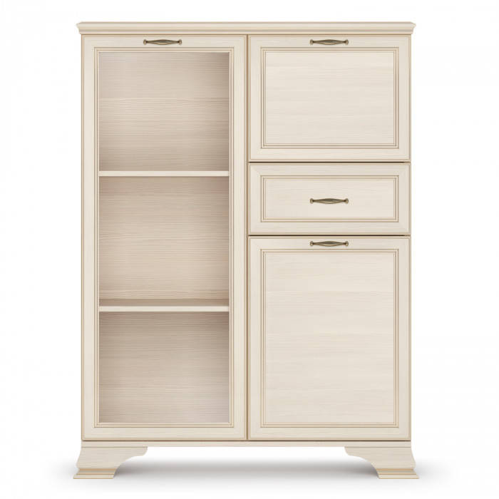 Шкаф низкий (1 стеклодверь) Сиена