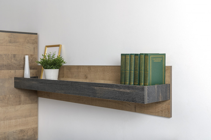 Трувор 15.60 Полка, дуб гранж песочный/интра