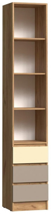 Модульная детская Челси Color, комплектация 1 (Слоновая кость/Глиняный серый/Дуб крафт)