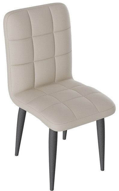 Франк ДП 2-17 Стул (конус) (Белый матовый/Кожзам Белый)