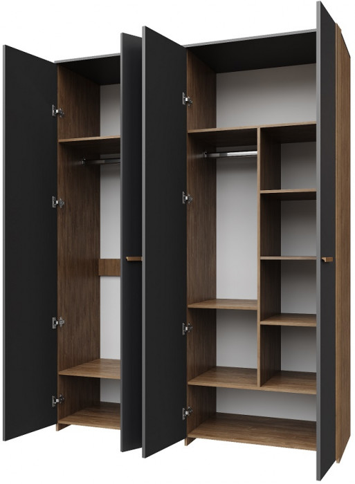 Спальный гарнитур "Каен" - Дуб мадура/Серый 612