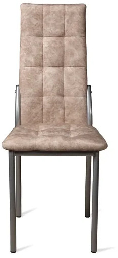 Стул Волна / Серебро/Велюр Латте