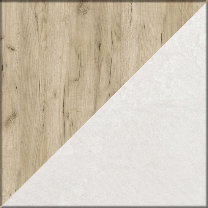 КР100 Стол компьютерный Комфорт 12.71 + кресло 103 серое, цвет дуб крафт серый/шёлковый камень, ШхГхВ 116,7х60,2х165,4 см., НЕ универсальная сборка