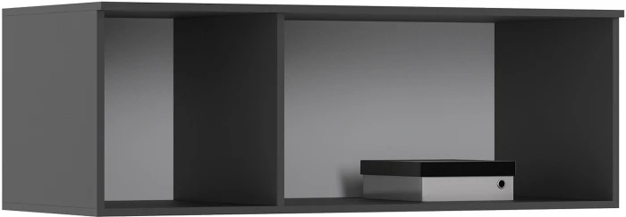 Норд Антресоль к шкафу 1200, Графит/Изумрудный