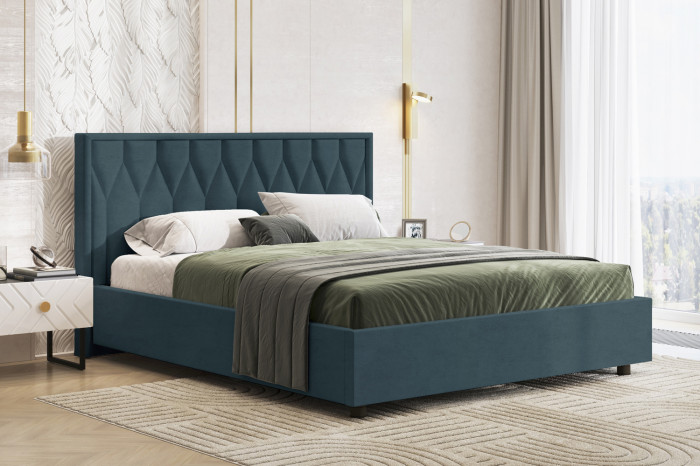 Кровать-10М с подъёмным основанием 1400 ментол