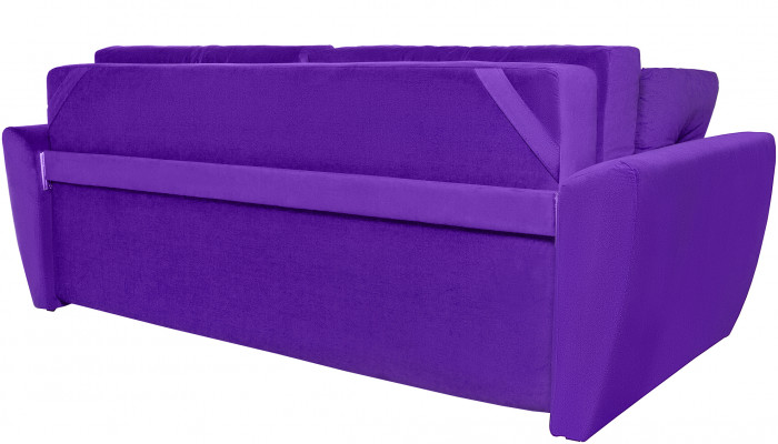 Диван еврокнижка Амстердам 160 ЛЮКС 08 ВЕЛЮР ФИОЛЕТОВЫЙ НПБ