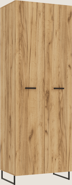 Нэнси LOFT Шкаф 2-х ств. 800 (ЛДСП) (Дуб Крафт)