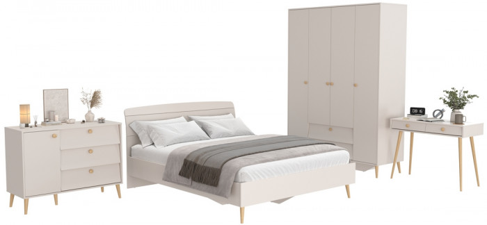 Афина Спальня 13-1600, кашемир серый