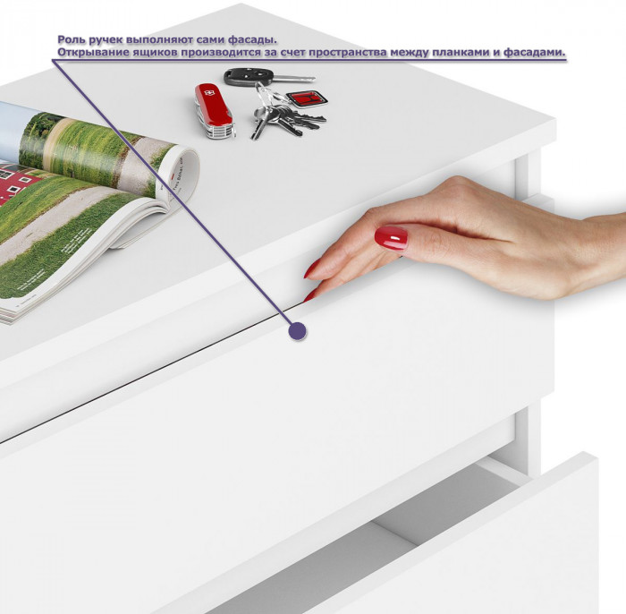 Мори компьютерный стол МС-6 левый + Тумба ТМП400.1 + Полка 900, белый