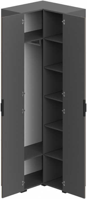 Нао Шкаф угловой ШК-4043, Графит