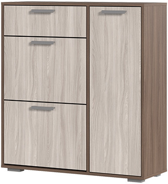 ДЕЛИ обувница №4 (960х1020х330) ясень шимо темный/ясень шимо светлый