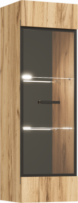 Нэнси LOFT Пенал-стекло навесной (исп2) (ЛДСП) (Дуб Крафт)