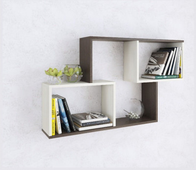 Полка навесная ПН-3 венге/ясень анкор светлый