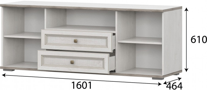 Модульная система "Александрия" ТБ-106 Тумба Серия 3 Сосна Санторини светлый