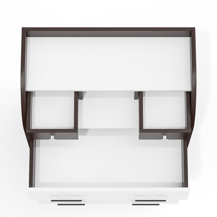 Комод С-МД-К6 (Шесть), цвет венге/белый шагрень, ШхГхВ 80х43х110 см., 6 ящиков