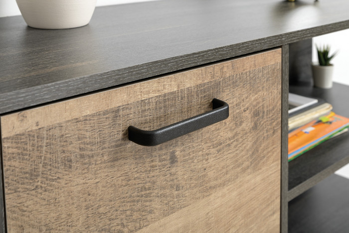 Трувор 13.307.01 Комод + 13.307.01 Комод, цвет дуб гранж песочный/интра, ШхГхВ 218х36,9х106,9 см., универсальная сборка