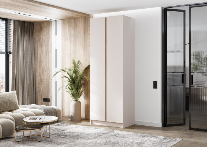 Келвин Шкаф 2-х створчатый (800) (Кашемир, Кашемир)