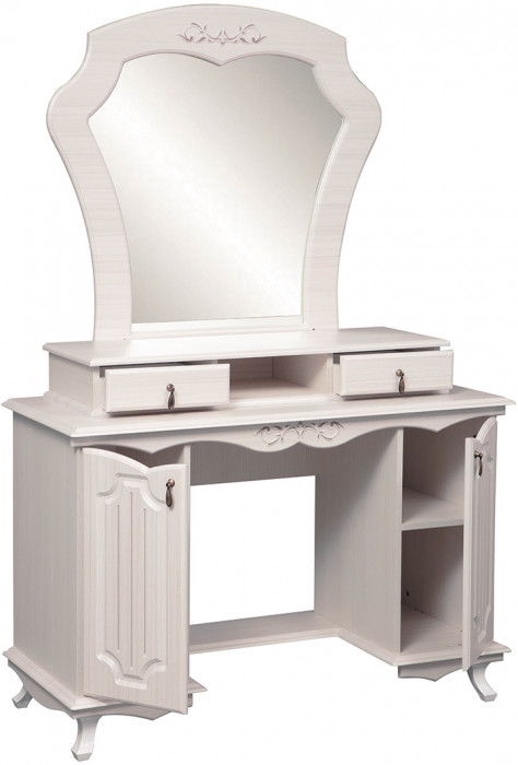 Стол туалетный 06.33 Кантри патина вудлайн кремовый/сандал белый