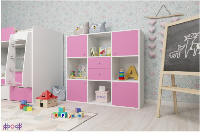 Стеллаж Джери (Ясень Анкор Темный/Венге)