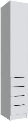 Шкаф Мадрид (0,4) с 4 ящ., Белый