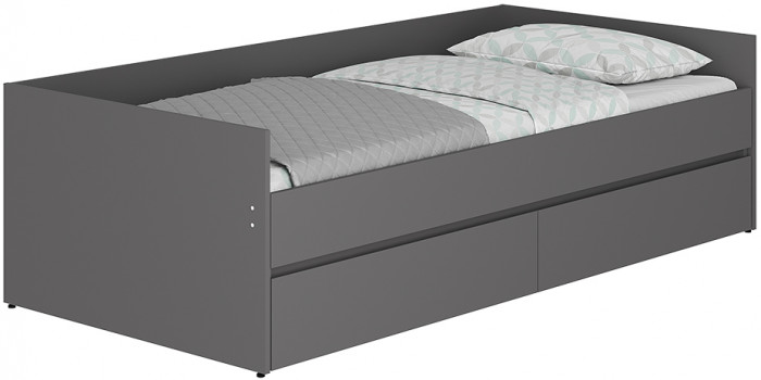 Кровать-трансформер с матрасом-трансформером Симпл КР-51, графит