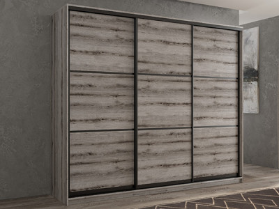 Шкаф-купе Кааппи 4 Эвок Окаменелый 220х45х230 см