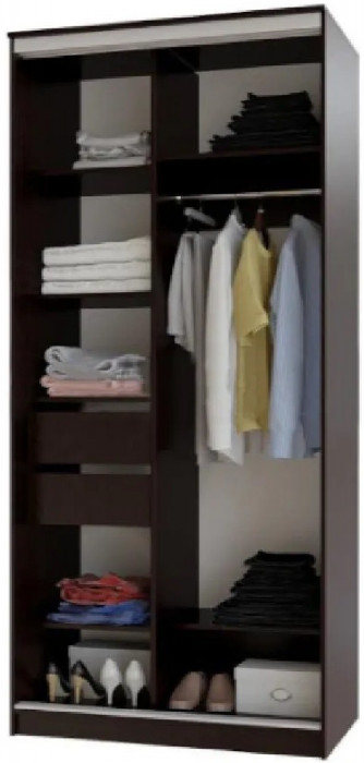 Шкаф-купе Альянс 1000 (Сандал светлый)