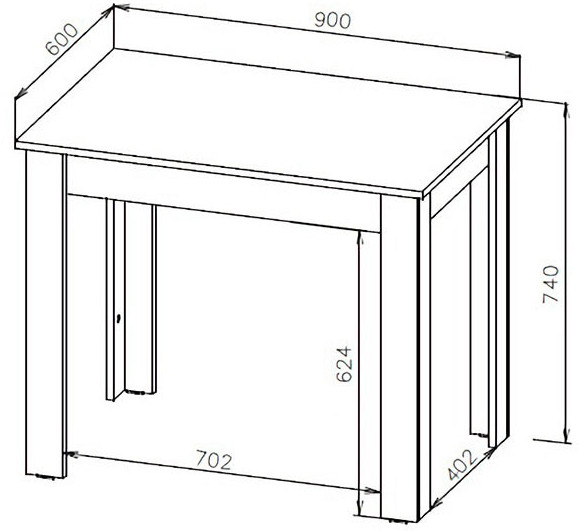 Стол обеденный СО 1, Дуб Золотой