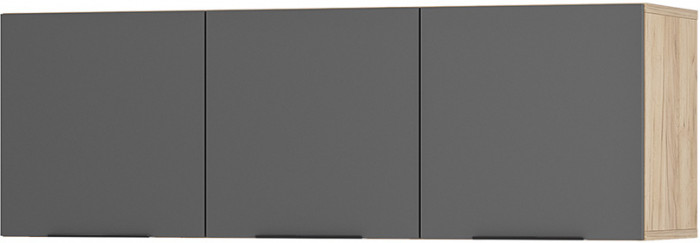 Шкаф навесной "Сандра" ШКН-03 Крафт/Графит