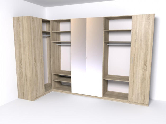 Гардеробная Рум. Комплект 5.2, дуб сонома