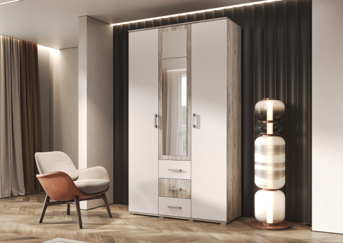 Модульная гостиная Белла, Крафт серый/Кашемир