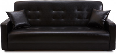 Диван Аккорд 140 черный ППУ