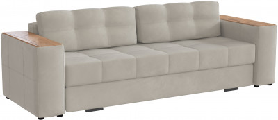 Диван раскладной Нави, бежевый/мдф дуб канадский