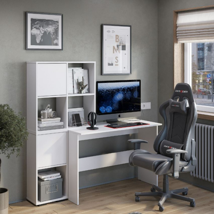 Стеллаж-полка "Берг" СП-04 белый