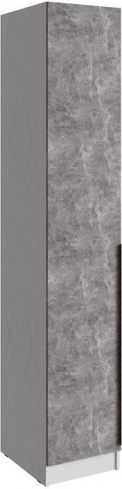 Шкаф Мадрид (0,42), Белый/Ателье светлое