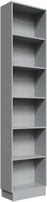 Шкаф Мадрид торцевой (0,25), Камень серый