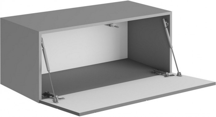 ГРАНЖ Тумба ТМ-002 (Д.900, подвесная) (Белый (Шагрень) / Белый софт)