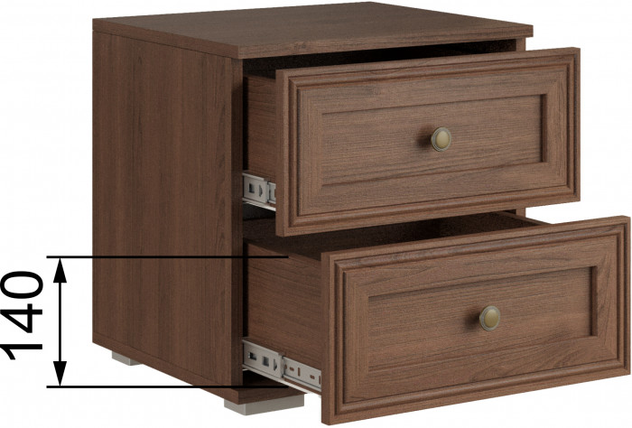 Ричард Тумба прикроватная РТ-20, Орех донской